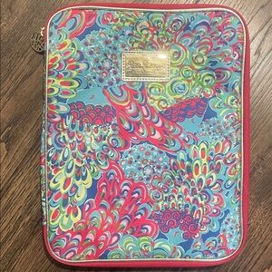 Lilly Pulitzer Colorful Blue and Pink Patterned Case